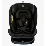 INDIGO Автокресло Fuller ISOFIX, группа 0 + 1 + 2 + 3 (0-36 кг), серия JOVOLA, (упак.1 шт.) (черный-черная кожа)