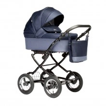 INDIGO Коляска BARBARA 2в1 Classic Ba 01 (синий)