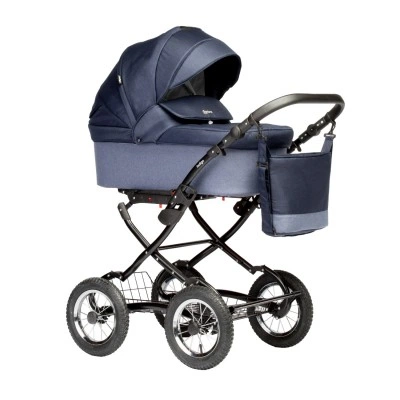 INDIGO Коляска BARBARA 2в1 Classic Ba 01 (синий)