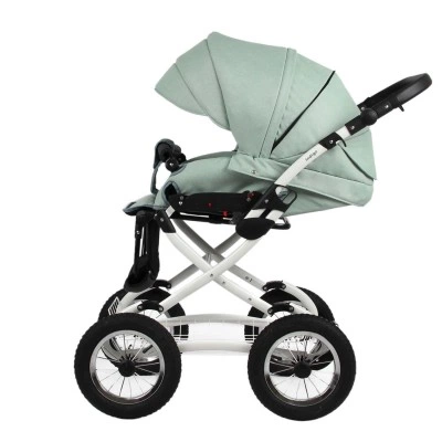 INDIGO Коляска BARBARA 2в1 Classic Ba 02 (шалфей) INDIGO Коляска BARBARA 2в1 Classic Ba 02 (шалфей)