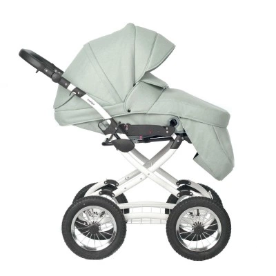 INDIGO Коляска BARBARA 2в1 Classic Ba 02 (шалфей) INDIGO Коляска BARBARA 2в1 Classic Ba 02 (шалфей)