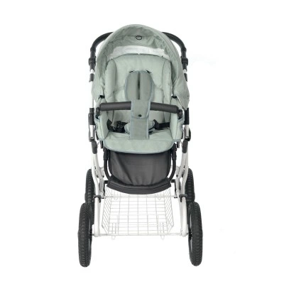 INDIGO Коляска BARBARA 2в1 Classic Ba 02 (шалфей) INDIGO Коляска BARBARA 2в1 Classic Ba 02 (шалфей)