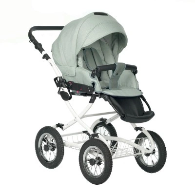 INDIGO Коляска BARBARA 2в1 Classic Ba 02 (шалфей) INDIGO Коляска BARBARA 2в1 Classic Ba 02 (шалфей)