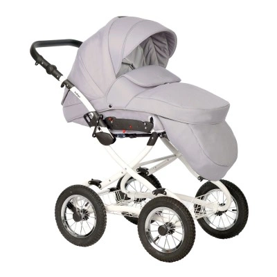 INDIGO Коляска BARBARA 2в1 Classic Ba 04 (св. серый) INDIGO Коляска BARBARA 2в1 Classic Ba 04 (св. серый)