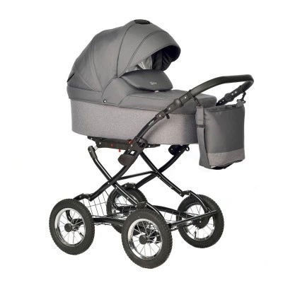 INDIGO Коляска BARBARA 2в1 Classic Ba 05 (т. серый) INDIGO Коляска BARBARA 2в1 Classic Ba 05 (т. серый)