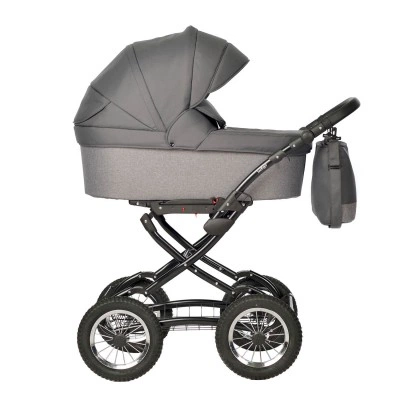 INDIGO Коляска BARBARA 2в1 Classic Ba 05 (т. серый) INDIGO Коляска BARBARA 2в1 Classic Ba 05 (т. серый)