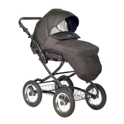 INDIGO Коляска BARBARA 2в1 Classic Ba 06 (черный) INDIGO Коляска BARBARA 2в1 Classic Ba 06 (черный)