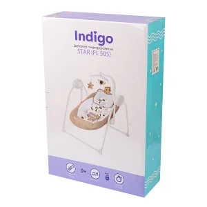 INDIGO Электронные качели STAR (0-9 кг), с адаптером, п/у, 12 мел.,5 скоростей,москитка (упак.1шт.) (розовый) INDIGO Электронные качели STAR (0-9 кг), с адаптером, п/у, 12 мел.,5 скоростей,москитка (упак.1шт.) (розовый)