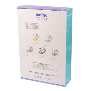 INDIGO Электронные качели STAR (0-9 кг), с адаптером, п/у, 12 мел.,5 скоростей,москитка (упак.1шт.) (розовый) INDIGO Электронные качели STAR (0-9 кг), с адаптером, п/у, 12 мел.,5 скоростей,москитка (упак.1шт.) (розовый)