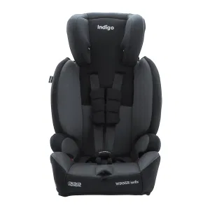 INDIGO Автокресло WINNER ISOFIX, YB706B, группа 1 + 2 + 3 (9-36 кг), (упак.2 шт.) (черный-серый) INDIGO Автокресло WINNER ISOFIX, YB706B, группа 1 + 2 + 3 (9-36 кг), (упак.2 шт.) (черный-серый)