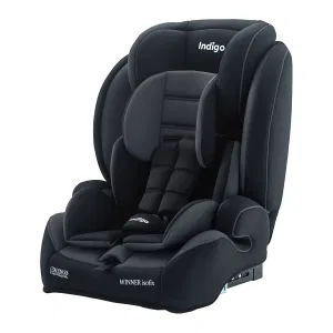 INDIGO Автокресло WINNER ISOFIX, YB706B, группа 1 + 2 + 3 (9-36 кг), (упак.2 шт.) (черный-серый) INDIGO Автокресло WINNER ISOFIX, YB706B, группа 1 + 2 + 3 (9-36 кг), (упак.2 шт.) (черный-серый)