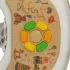 INDIGO Ходунки BUBBLE 6 колес, муз. (упак.7 шт.) (бежевый-белый) INDIGO Ходунки BUBBLE 6 колес, муз. (упак.7 шт.) (бежевый-белый)