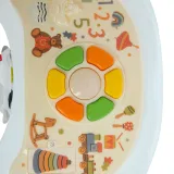 INDIGO Ходунки BUBBLE C 6 силиконовых колес, муз. (упак.7 шт.) (бежевый)
