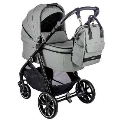 INDIGO Коляска MIRAGE 2в1 (оливковый) INDIGO Коляска MIRAGE 2в1 (оливковый)