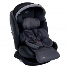 INDIGO Автокресло MAX-X ISOFIX, ST-3, группа 0 + 1 + 2 + 3 (0-36 кг), (упак.1 шт.) (графит)