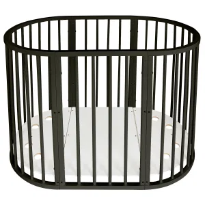 INDIGO Кровать детская Simple 7в1 с поперечным маятником (круг/овал, манеж, 2 кресла, стол) масси (венге) INDIGO Кровать детская Simple 7в1 с поперечным маятником (круг/овал, манеж, 2 кресла, стол) масси (венге)