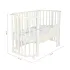 INDIGO Кровать детская Baby Lux 3 в 1 (кровать, манеж, диван) массив березы, МДФ (слоновая кость-белые стойки) INDIGO Кровать детская Baby Lux 3 в 1 (кровать, манеж, диван) массив березы, МДФ (слоновая кость-белые стойки)