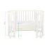 INDIGO Кровать детская Baby Lux 3 в 1 (кровать, манеж, диван) массив березы, МДФ (слоновая кость-белые стойки) INDIGO Кровать детская Baby Lux 3 в 1 (кровать, манеж, диван) массив березы, МДФ (слоновая кость-белые стойки)