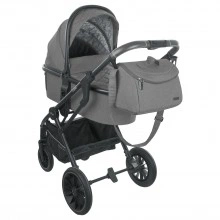 INDIGO Коляска CARRY 2в1 (серый)