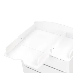 INDIGO Комод Style 800/4 с узким пеленальным столиком, МДФ (белый-белый) INDIGO Комод Style 800/4 с узким пеленальным столиком, МДФ (белый-белый)