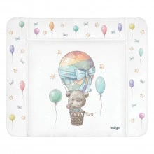 INDIGO Матрасик для пеленания 920х730 (упак. 7 шт.) (мишка на шаре)
