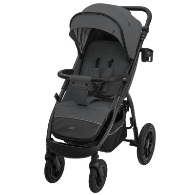 Прогулочная коляска Индиго EPICA XL AIR, Темно-серый, колёса резиновые надувные Прогулочная коляска Индиго EPICA XL AIR, Темно-серый, колёса резиновые надувные