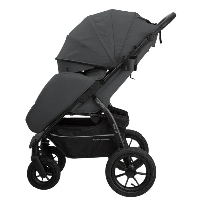 Прогулочная коляска Индиго EPICA XL AIR, Темно-серый, колёса резиновые надувные Прогулочная коляска Индиго EPICA XL AIR, Темно-серый, колёса резиновые надувные