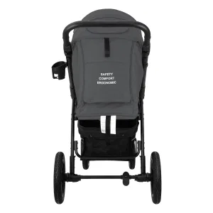 INDIGO Коляска EPICA XL AIR (2кол.(20,3см)2кол.(30,5см)(упак.1шт.) (темно-серый) INDIGO Коляска EPICA XL AIR (2кол.(20,3см)2кол.(30,5см)(упак.1шт.) (темно-серый)