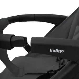INDIGO Коляска EPICA XL AIR (2кол.(20,3см)2кол.(30,5см)(упак.1шт.) (темно-серый) INDIGO Коляска EPICA XL AIR (2кол.(20,3см)2кол.(30,5см)(упак.1шт.) (темно-серый)