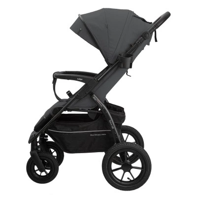 Прогулочная коляска Индиго EPICA XL AIR, Темно-серый, колёса резиновые надувные Прогулочная коляска Индиго EPICA XL AIR, Темно-серый, колёса резиновые надувные