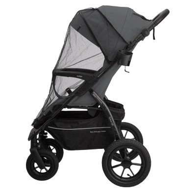 Прогулочная коляска Индиго EPICA XL AIR, Темно-серый, колёса резиновые надувные Прогулочная коляска Индиго EPICA XL AIR, Темно-серый, колёса резиновые надувные