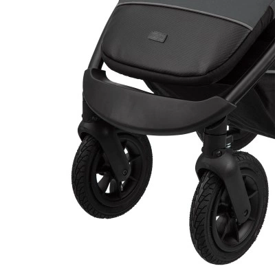 Прогулочная коляска Индиго EPICA XL AIR, Темно-серый, колёса резиновые надувные Прогулочная коляска Индиго EPICA XL AIR, Темно-серый, колёса резиновые надувные