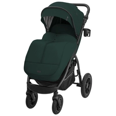 Прогулочная коляска Индиго EPICA XL AIR, Темно-зеленый, колёса резиновые надувные Прогулочная коляска Индиго EPICA XL AIR, Темно-зеленый, колёса резиновые надувные