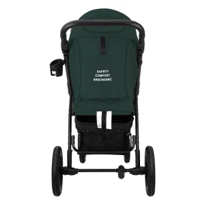 INDIGO Коляска EPICA XL AIR (2кол.(20,3см)2кол.(30,5см)(упак.1шт.) (темно-зеленый) INDIGO Коляска EPICA XL AIR (2кол.(20,3см)2кол.(30,5см)(упак.1шт.) (темно-зеленый)