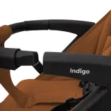 INDIGO Коляска EPICA XL AIR (2кол.(20,3см)2кол.(30,5см)(упак.1шт.) (терракот)