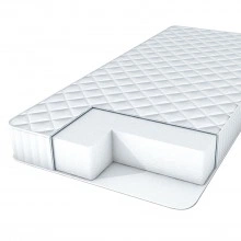 INDIGO Матрас Comfort Classic, микрофибра (119х59х12) (светлый)