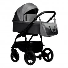 INDIGO Коляска IMPULSE 2в1 Im 03 (т. серый + св. серый)