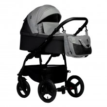 INDIGO Коляска IMPULSE 2в1 Im 04 (т. серый + серый)