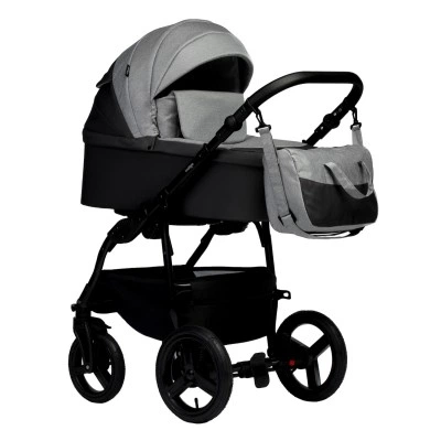 INDIGO Коляска IMPULSE 2в1 Im 04 (т. серый + серый) INDIGO Коляска IMPULSE 2в1 Im 04 (т. серый + серый)