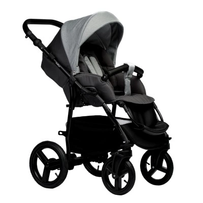 INDIGO Коляска IMPULSE 2в1 Im 04 (т. серый + серый) INDIGO Коляска IMPULSE 2в1 Im 04 (т. серый + серый)