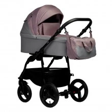 INDIGO Коляска IMPULSE 2в1 Im 05 (св. серый + розовый)