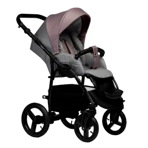 INDIGO Коляска IMPULSE 2в1 (Im 05 (св.серый + розовый) INDIGO Коляска IMPULSE 2в1 (Im 05 (св.серый + розовый)