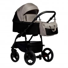 INDIGO Коляска IMPULSE 2в1 Im 08 (черный + бежевый)