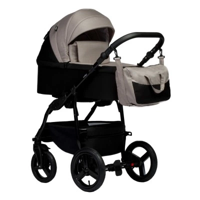 INDIGO Коляска IMPULSE 2в1 Im 08 (черный + бежевый) INDIGO Коляска IMPULSE 2в1 Im 08 (черный + бежевый)