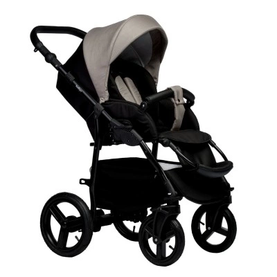 INDIGO Коляска IMPULSE 2в1 Im 08 (черный + бежевый) INDIGO Коляска IMPULSE 2в1 Im 08 (черный + бежевый)
