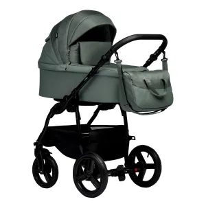 INDIGO Коляска IMPULSE ECO 2в1 (Ie 01 (шалфей кожа + шалфей) INDIGO Коляска IMPULSE ECO 2в1 (Ie 01 (шалфей кожа + шалфей)