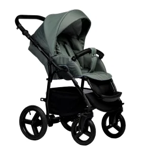 INDIGO Коляска IMPULSE ECO 2в1 (Ie 01 (шалфей кожа + шалфей) INDIGO Коляска IMPULSE ECO 2в1 (Ie 01 (шалфей кожа + шалфей)