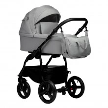 INDIGO Коляска IMPULSE ECO 2в1 Ie 04 (св. серая кожа + св. серый)