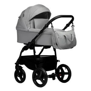 INDIGO Коляска IMPULSE ECO 2в1 (Ie 04 (св.серая кожа + св.серый) INDIGO Коляска IMPULSE ECO 2в1 (Ie 04 (св.серая кожа + св.серый)