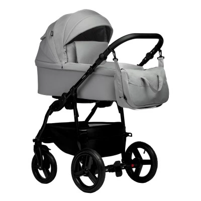 Коляска 2 в 1 Индиго IMPULSE ECO 2в1, Ie 04 (св. серая кожа + св. серый), колёса Резиновые надувные Коляска 2 в 1 Индиго IMPULSE ECO 2в1, Ie 04 (св. серая кожа + св. серый), колёса Резиновые надувные